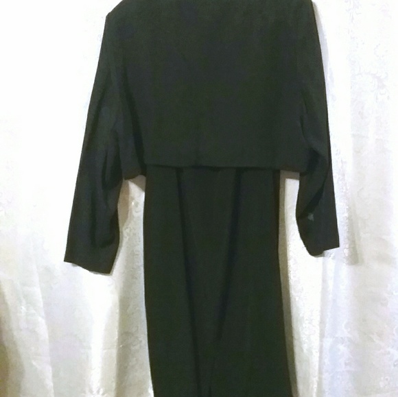 NITELINE DELLA ROUFOGALI Pearl Trimmed Black Dress - Picture 3 of 6